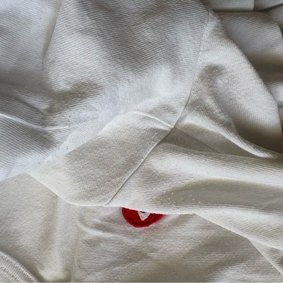 COMMES DES GARCONS CDG Play Japan sz M US sz S Blue Polka Dot Heart Tshirt - Picture 9 of 12